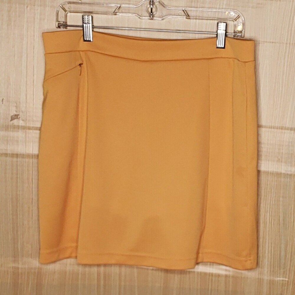 Tehama Womens Orange Athletic Skirt Medium